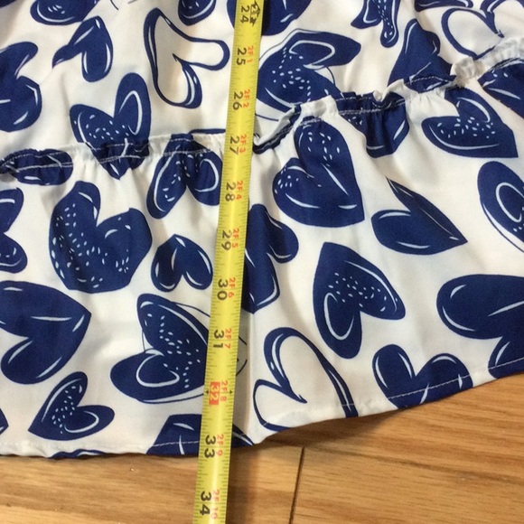 M She + Sky blue heart ruffle dress - Picture 14 of 16